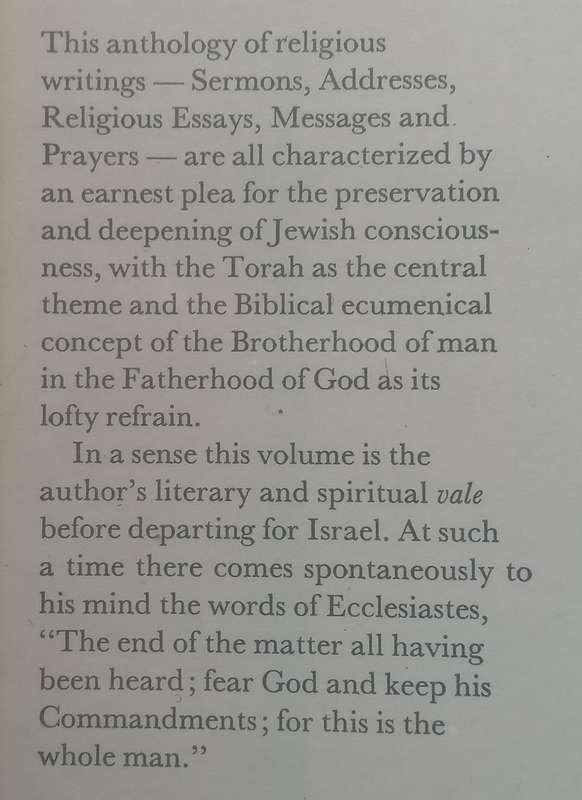 Living Waters: Collection of Sermons, Addresses and Prayers (Inscribed by Author) | Israel Abrahams