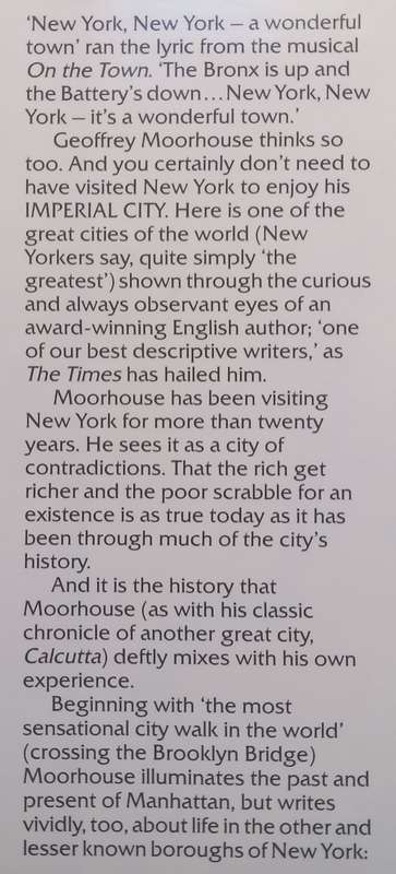 Imperial City: The Rise and Rise of New York | Geoffrey Moorhouse