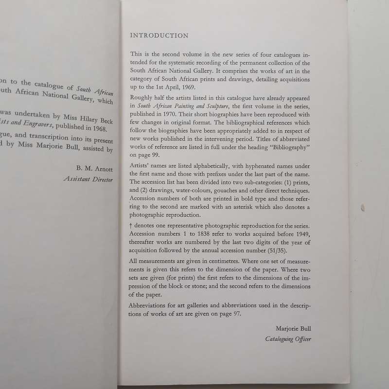 South African Prints and Drawings: Catalogue (South African National Gallery, Cape Town)