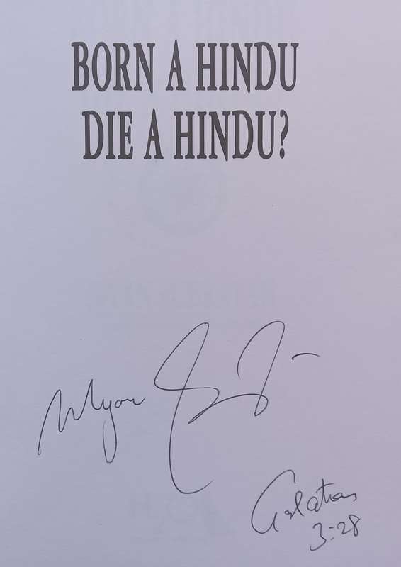 Born a Hindu, Die a Hindu? Journey from Half Black to the Land of the All Blacks (Inscribed by Au...