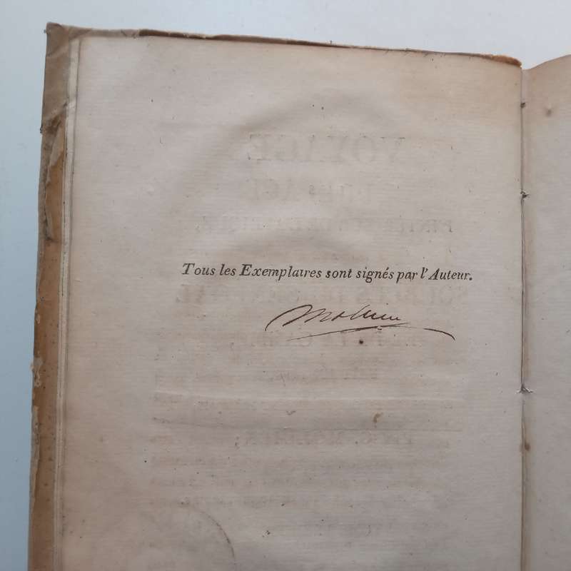 Voyage dans LInterieur de LAfrica (Signed by Author, Vol. 1 Only, Published 1820, French Te...