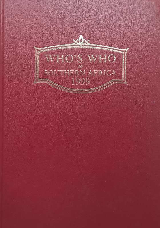 Whos Who of Southern Africa, 1999 | Sandra Hayes (Ed.)