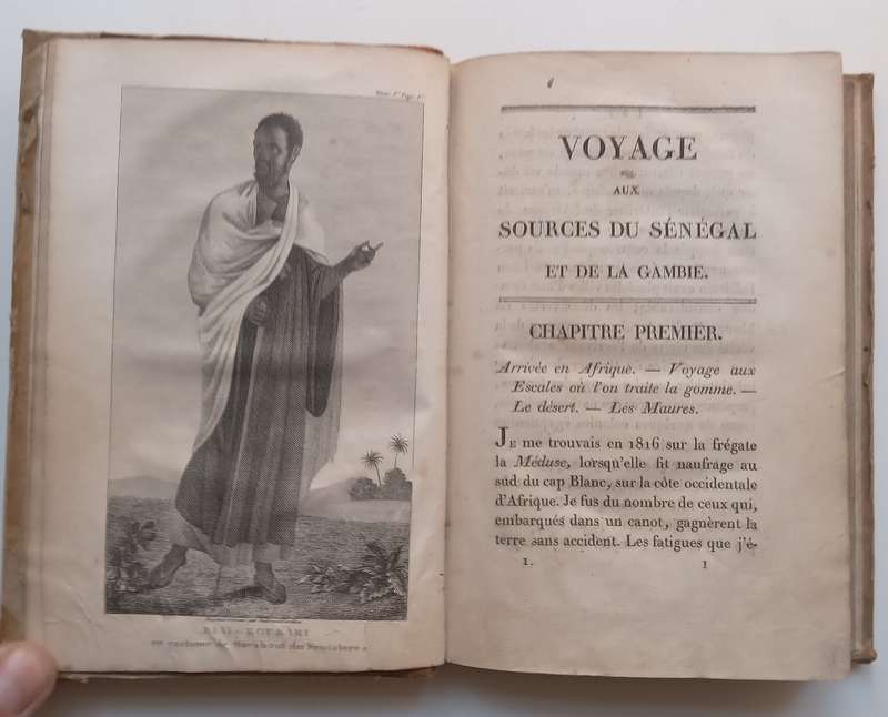 Voyage dans LInterieur de LAfrica (Signed by Author, Vol. 1 Only, Published 1820, French Te...