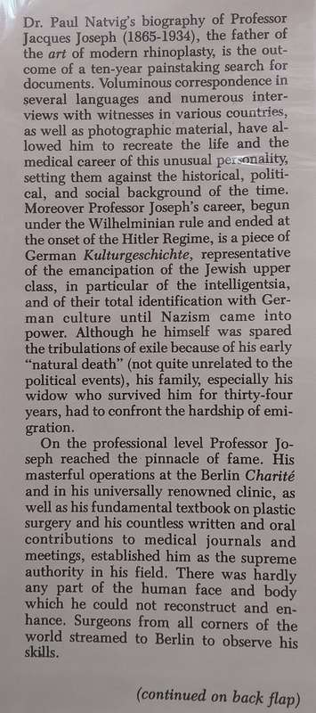 Jacques Joseph: Surgical Sculptor | Paul Natvig