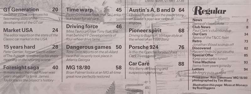 Thoroughbred & Classic Cars (February 1985)
