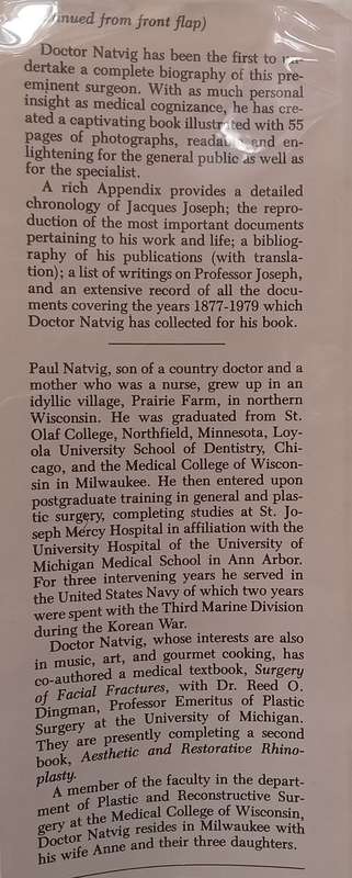Jacques Joseph: Surgical Sculptor | Paul Natvig