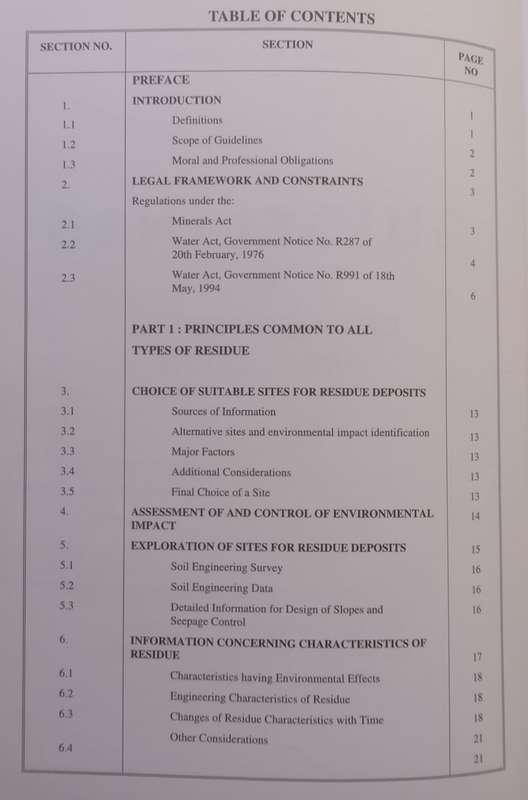 Guidelines for Environmental Protection, Vol. 1/1979 (Revised 1983 and 1995)