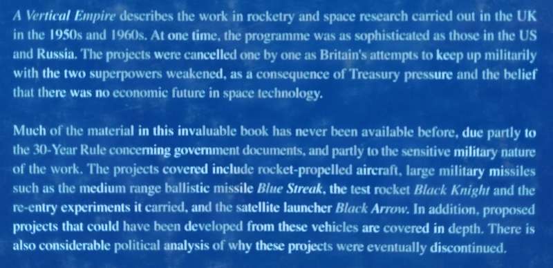 A Vertical Empire: The History of the UK Rocket and Space Programme, 1950-1971 | C. N. Hill