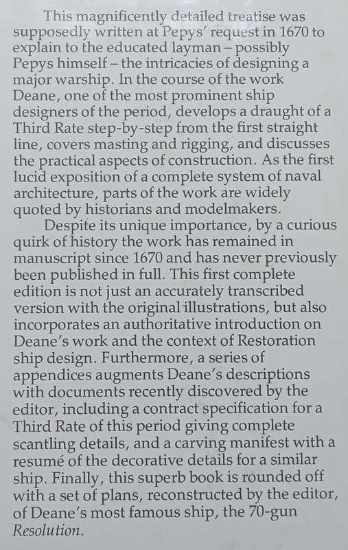 Deanes Doctrine of Naval Architecture, 1670 | Brian Lavery (Ed.)