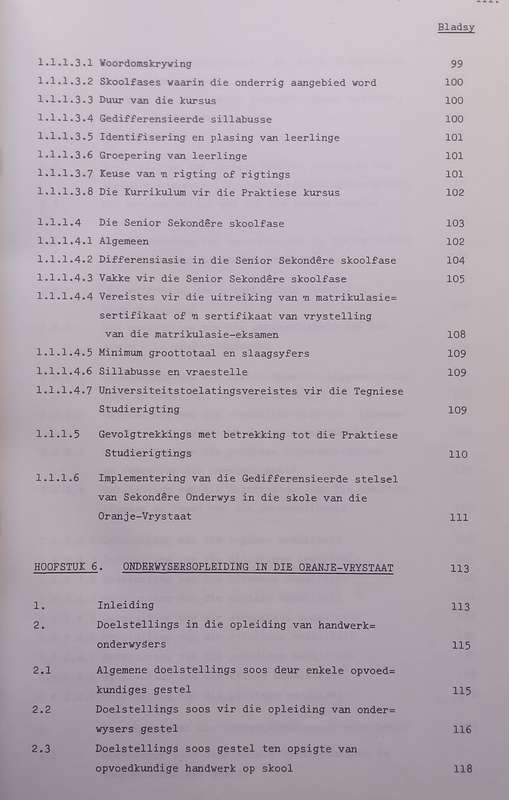 Handwerkonderwys in die Oranje-Vrystaat in Histories-Pedagogiese Perspektief Gesien (Inscribed by...