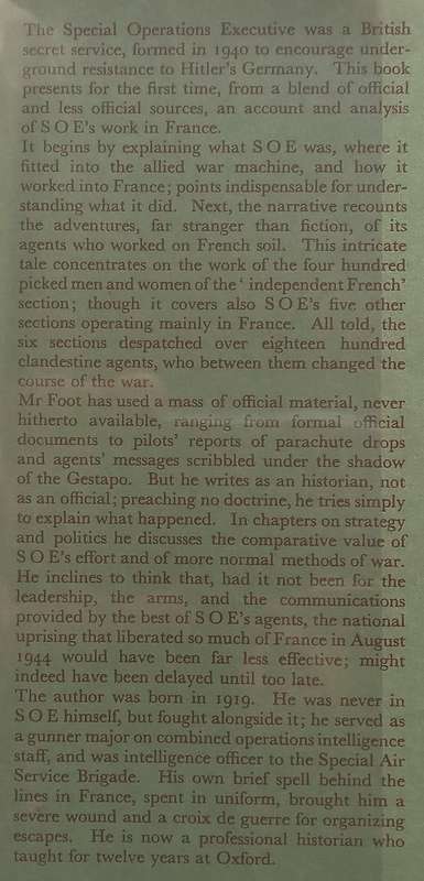 SOE in France: An Account of the Work of the British Special Operations Executive in France, 1940...