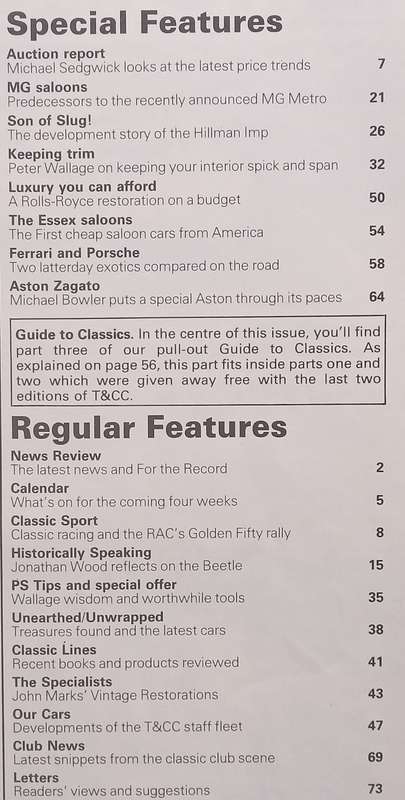 Thoroughbred & Classic Cars (June 1982)