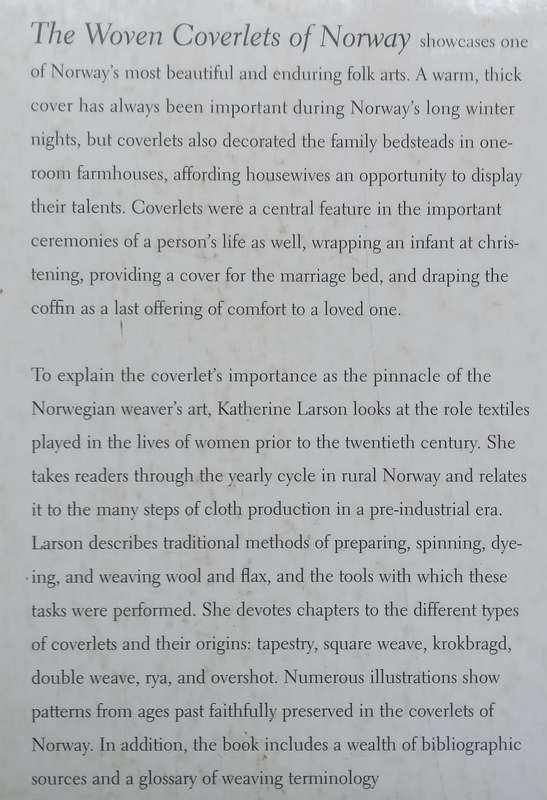 The Woven Coverlets of Norway | Katherine Larson