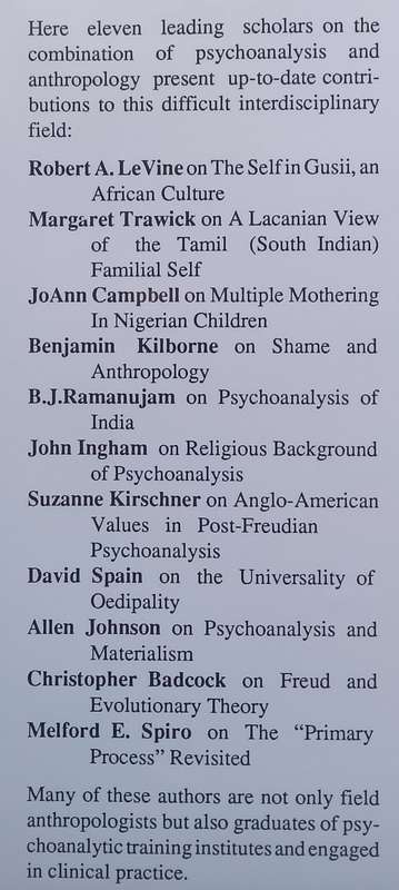 Psychoanalytic Anthropology After Freud: Essays Marking the Fiftieth Anniversary of Freuds Dea...
