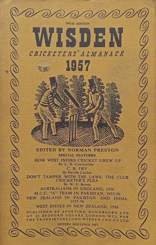 Wisden Cricketers Almanack 1957 (94th Edition) | Norman Preston (Ed.)