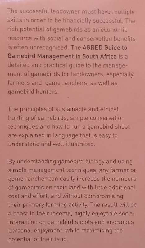 The AGRED Guide to Gamebird Management in South Africa | Aldo Berruti
