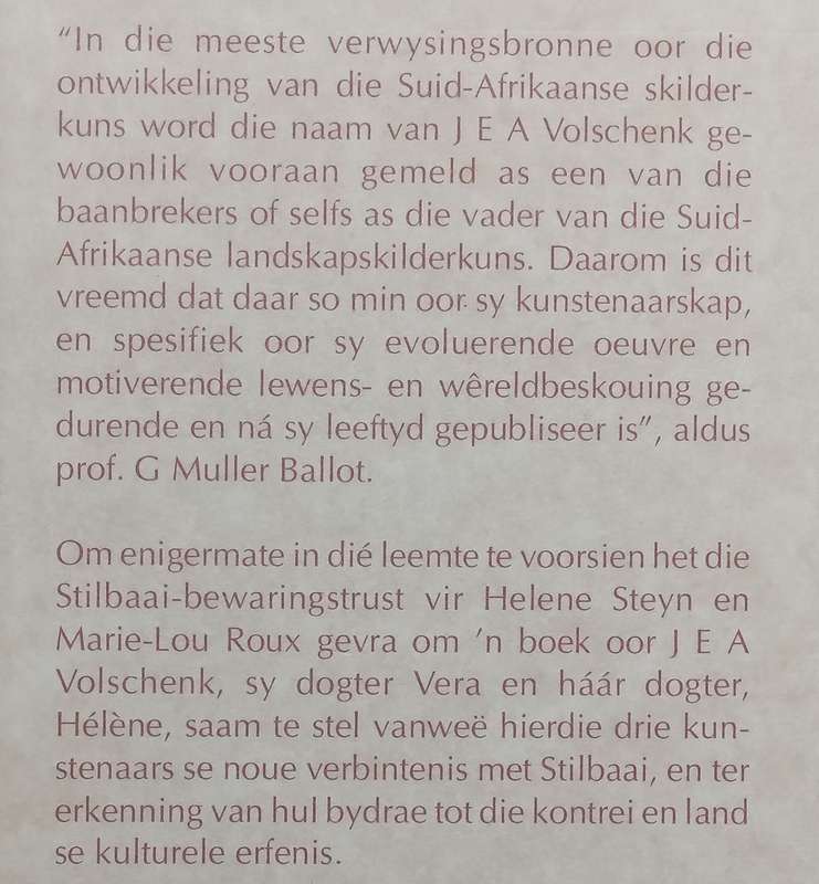 Die Volschenks: Drie Geslagte Kunsskilders (Afrikaans) | Helene Steyn & Marie-Lou Roux
