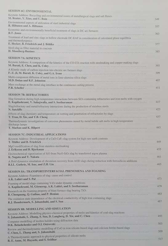 VII International Congress on Molten Slags, Fluxes & Salts, Cape Town 2004