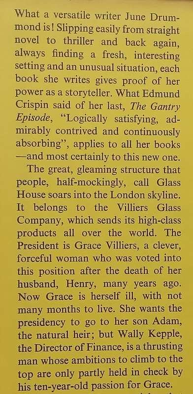 The People in Glass House (First Edition, 1969) | June Drummond