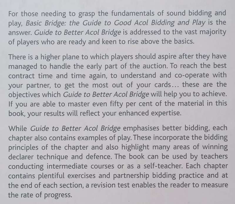Guide to Better Acol Bridge | Ron Klinger & Andrew Kambites