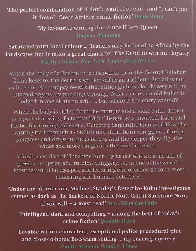 Dying to Live: A Detective Kubu Mystery | Michael Stanley