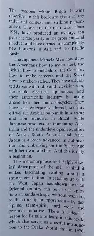 The Japanese Miracle Men | Ralph Hewins
