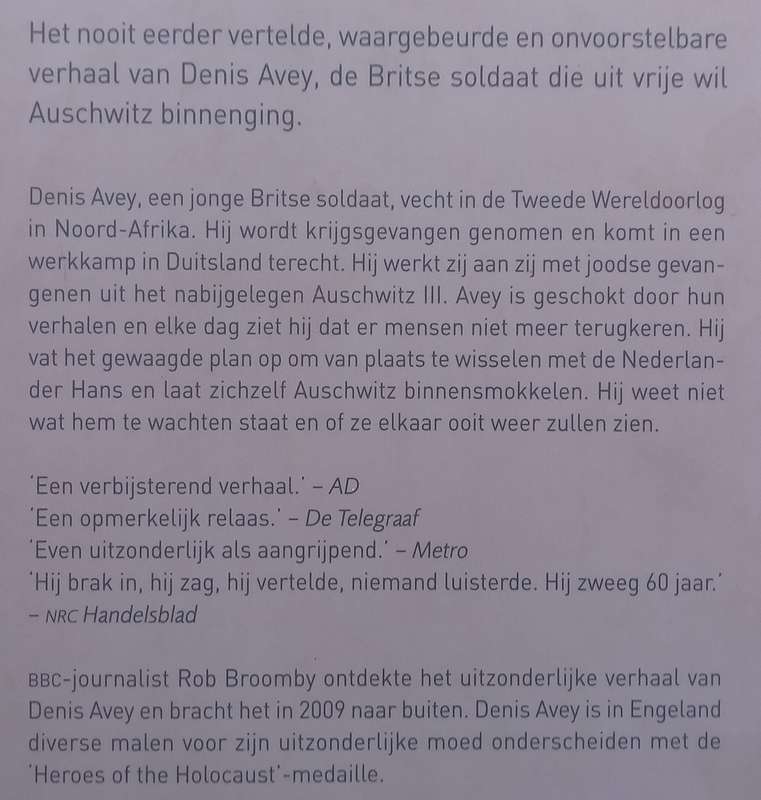 De Man die Naar Auschwitz Wilde (Dutch) | Denis Avey & Rob Broomby