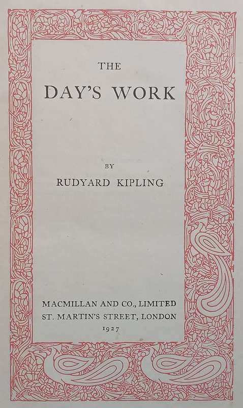 The Days Work | Rudyard Kipling