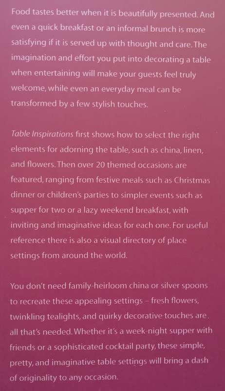Table Inspirations: Original Ideas for Stylish Entertaining | Emily Chalmers
