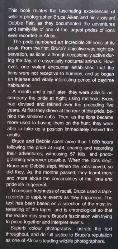 Nightstalk: The Story of a Kruger Pride | Bruce Aiken