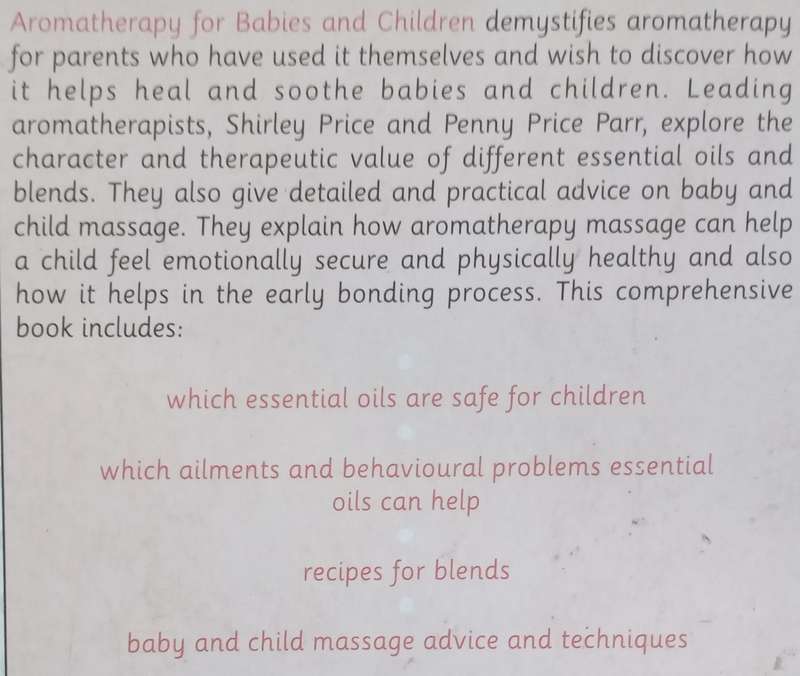 Aromatherapy for Babies and Children | Shirley Price & Penny Price Parr