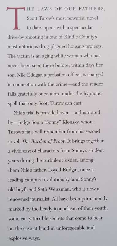 The Laws of Our Fathers: A Novel | Scott Turow