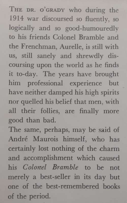 The Return of Dr. OGrady | Andre Maurois