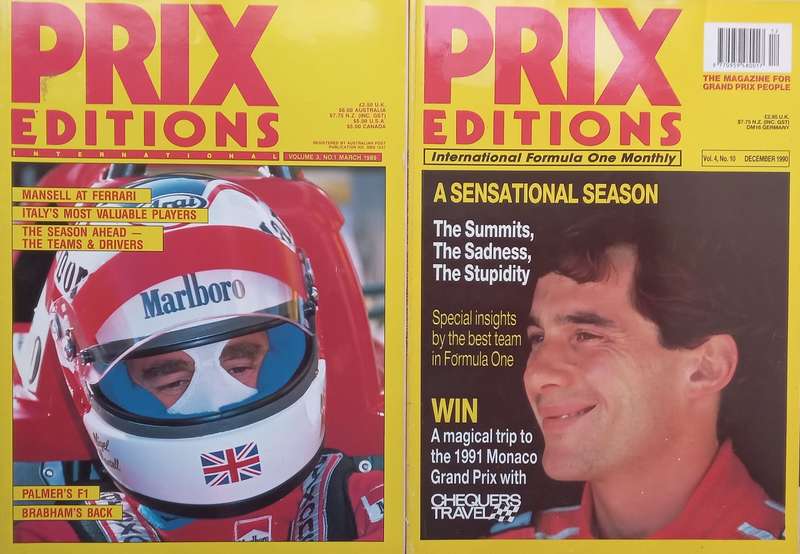 15 Issues of Prix Editions Magazine (1988-1991)
