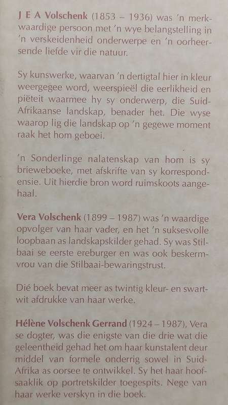 Die Volschenks: Drie Geslagte Kunsskilders (Afrikaans) | Helene Steyn & Marie-Lou Roux