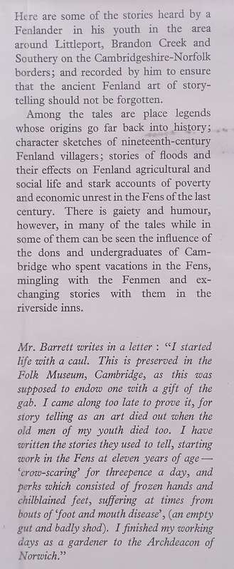 Tales from the Fens | W. H. Barrett, Enid Porter (Ed.)