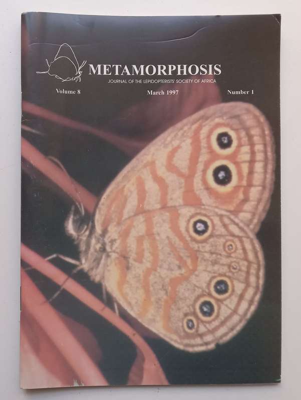 28 Issues of Metamorphosis, Journal of the Lepidopterists Society of Southern Africa
