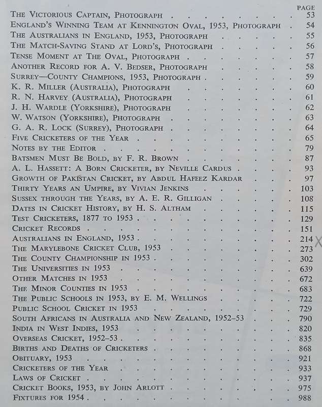 Wisden Cricketers Almanack 1954 (91st Edition) | Norman Preston (Ed.)
