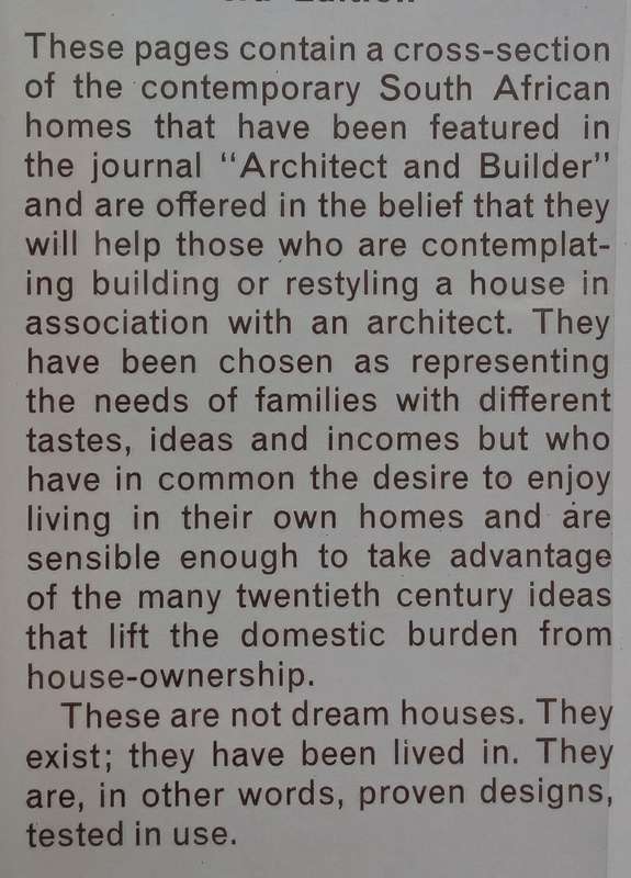 Home Building Ideas for South Africa: Plans and Pictures of Architect-Designed Houses
