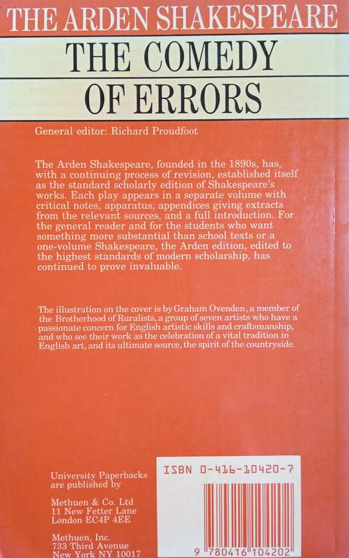 The Comedy of Errors | William Shakespeare