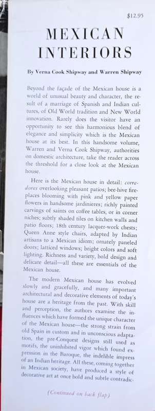 Mexican Interiors | Verna Cook Shipway and Warren Shipway