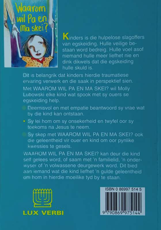 Waarom wil Pa en Ma skei? | Molly Lubowski
