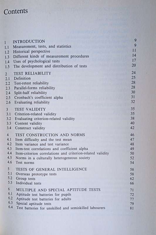 Psychological Measurement. An Introduction with South African Examples | G.K. Huysamen