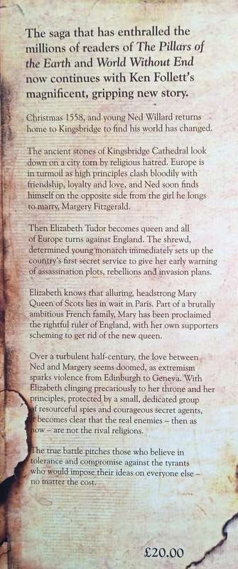 A Column of Fire (First Edition) | Ken Follett