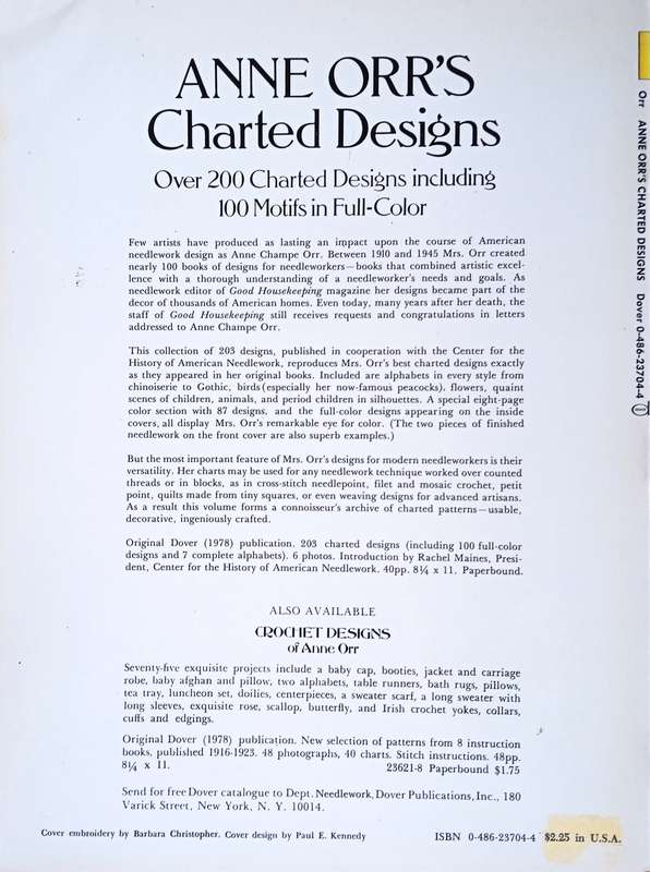 Anne Orr's Charted Designs: Over 200 Charted Designs including100 Motifs in Full-Color | Anne Orr