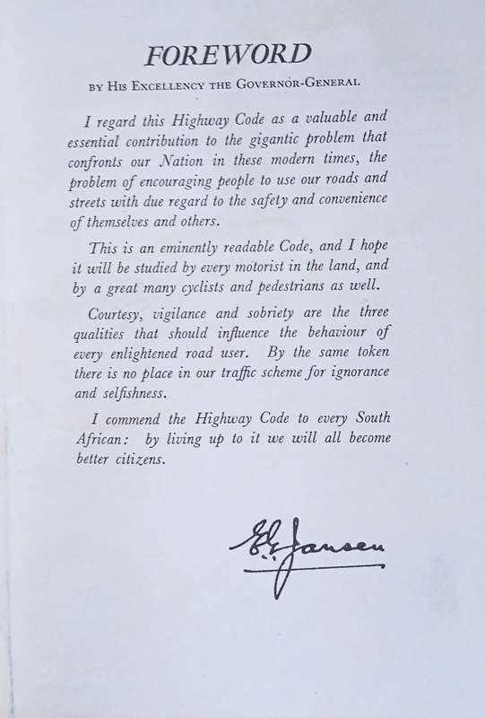 The Highway Code of South Africa