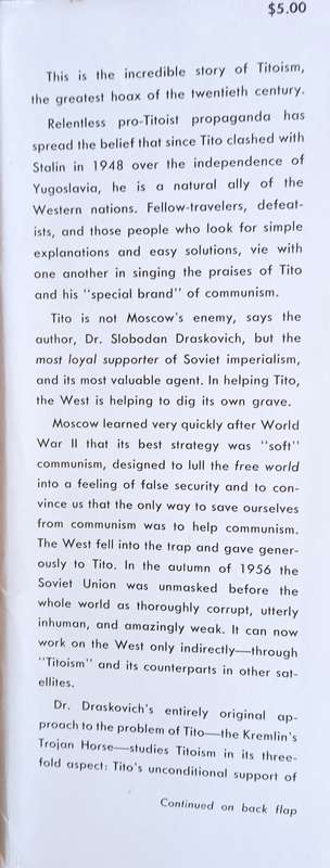 Tito: Moscow's Trojan Horse | Slobodan M. Draskovich