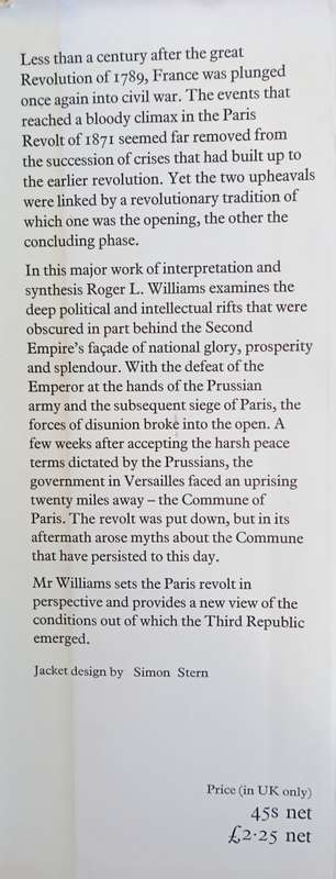 The French Revolution of 1870 - 1871 | Roger L. Wiliams