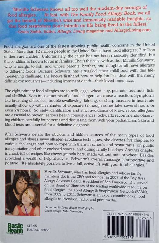 The Family Food Allergy Book. A Life Plan You and Your Family Can Live By | Mireille Schwartz