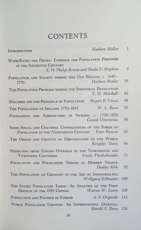 Population Movements in Modern European History | Herbert Moller